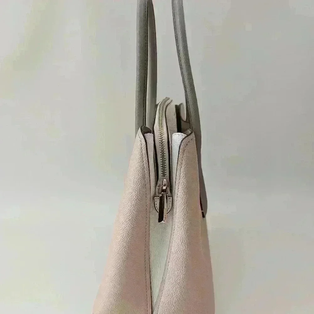 Kate Spade Margaux Large Satchel in Blush and White